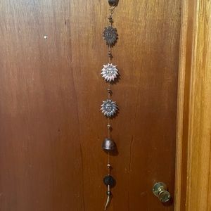 Rustic Sun bell/ wall hanging/ wind chime